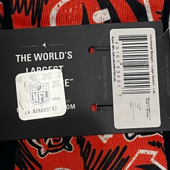 🧦 🧡Cincinnati Bengals NFL Socks - Men’s Size L/XL 🐯🧦 - Picture 3 of 3